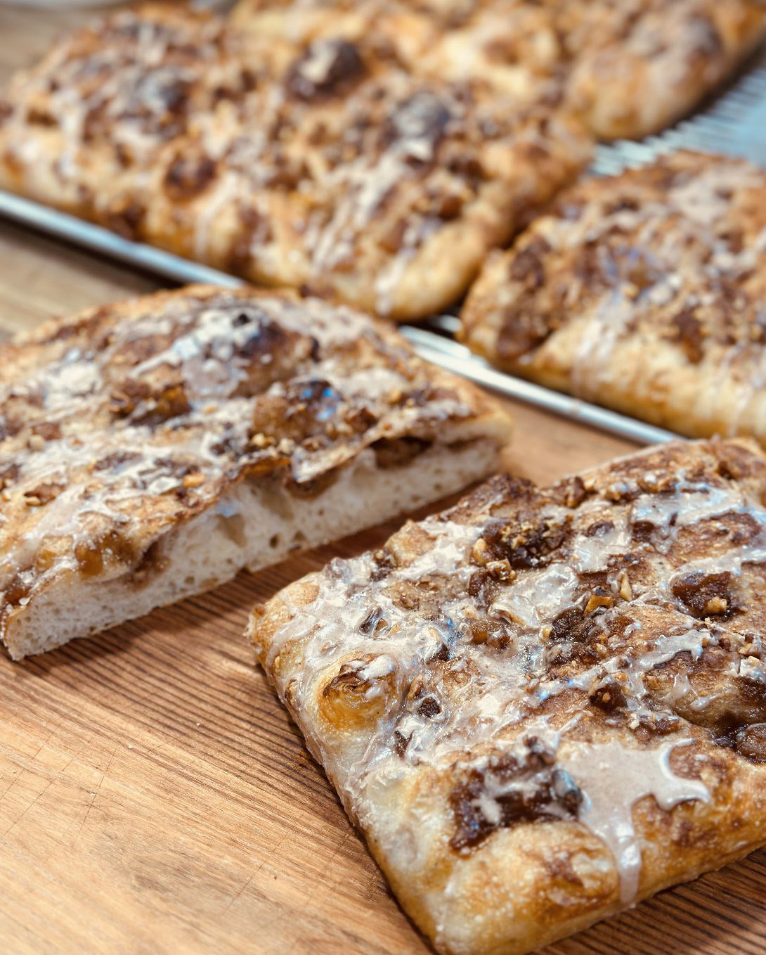 Apple/Walnut/Cinnamon Sourdough Focaccia (Saturday pickup)