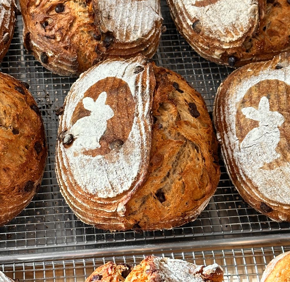 Easter Special: Fig, Dark Chocolate, and Hazelnut Sourdough