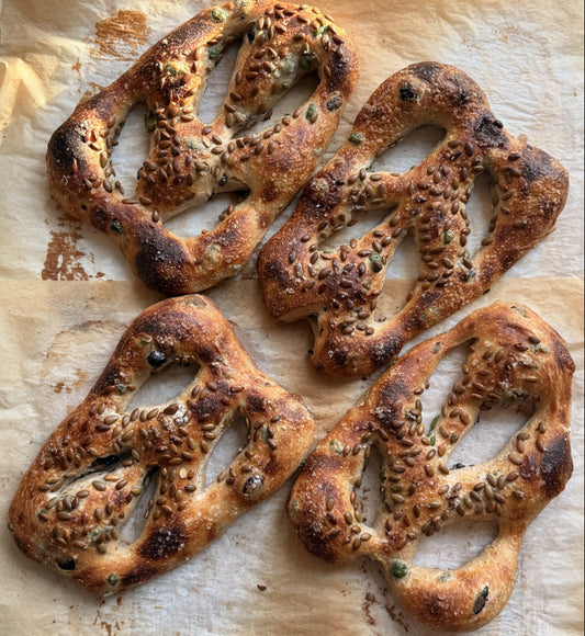 Fougasse - Mixed Olives (Saturday pickup)