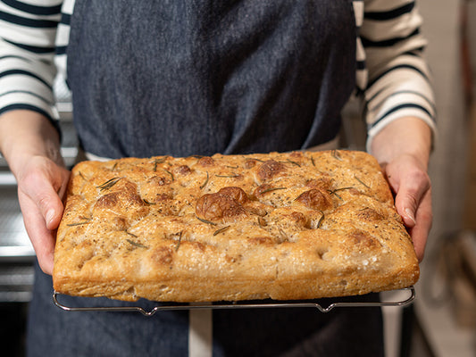 Sourdough Focaccia - Roasted Garlic and Za'atar (Saturday pickup)